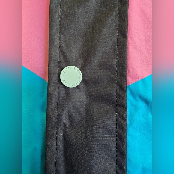 NWT!! Tipsy Elves, Icy Blunder Insulated Jacket, Blue/Black, Size XL, MSRP $190 - Picture 11 of 16